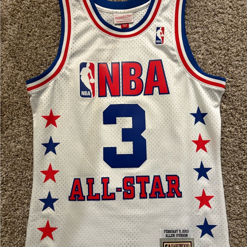 mitchell & ness Allen Iverson NBA All-star jersey